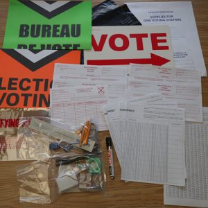 Universal Voting Station kit specially designed for DROs