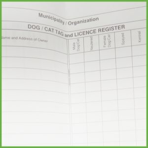Item 0233 - Dog tag and licence register