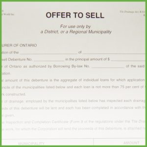 Item 1119 - Offer to Sell - Form 10