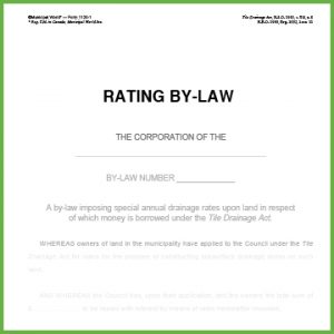 Item 1120 - Rating By-Law - Form 11