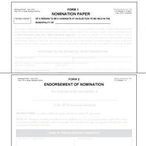 Item 1210/A - Nomination Forms - Prescribed Forms 1 & 2 Package (10pk)