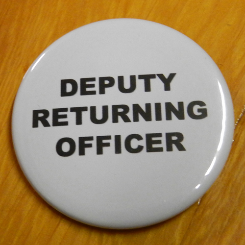Item 1334 - Badge - Deputy Returning Officer