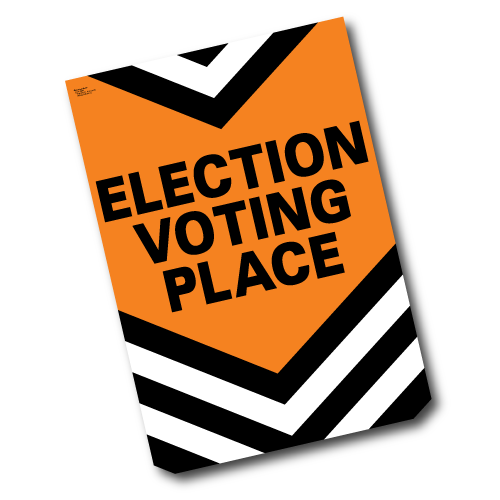 Item 1236 - Election voting place poster