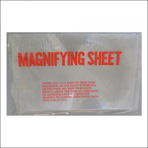 Item 1366 - Magnifier sheet - 7"x 10"