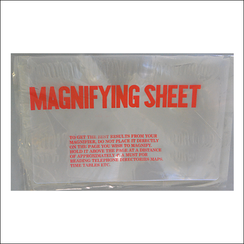 Item 1366 - Magnifier sheet - 7"x 10"