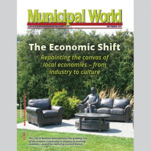 Municipal World Magazine's September 2016 issue cover featuring: The Economic Shift