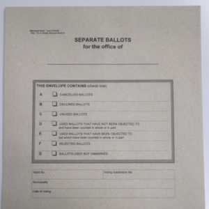 Separate Ballot Statement and Envelopes Kit