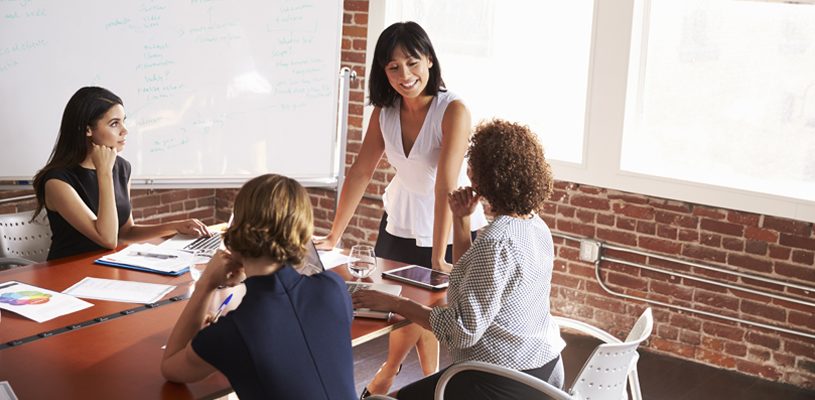 Group Of Businesswomen Meeting, inclusive