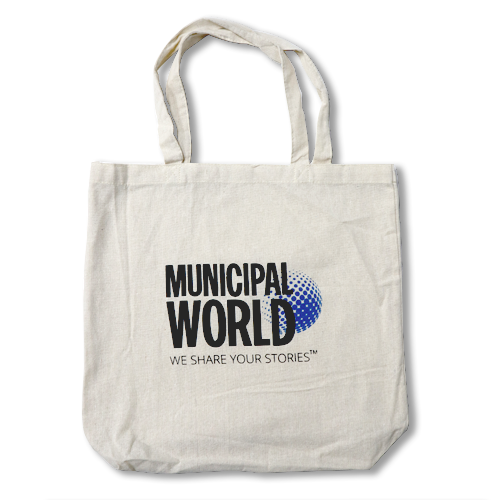 Exclusive Municipal World Tote Bag, perfect for carrying all of your Municipal Knowledge Series Books