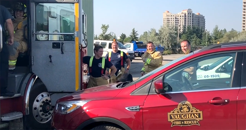 Project by Vaughan Fire & Rescue Service garners IPAC award