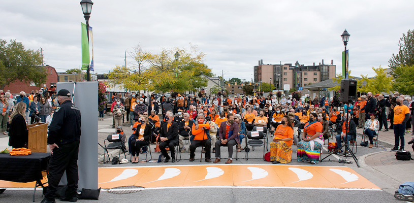 New crosswalks mark first National Day for Truth and Reconciliation