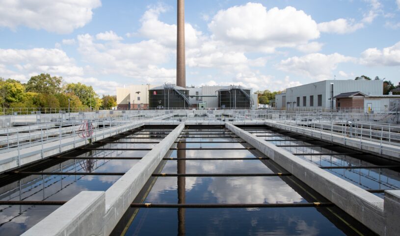 wastewater plant london on